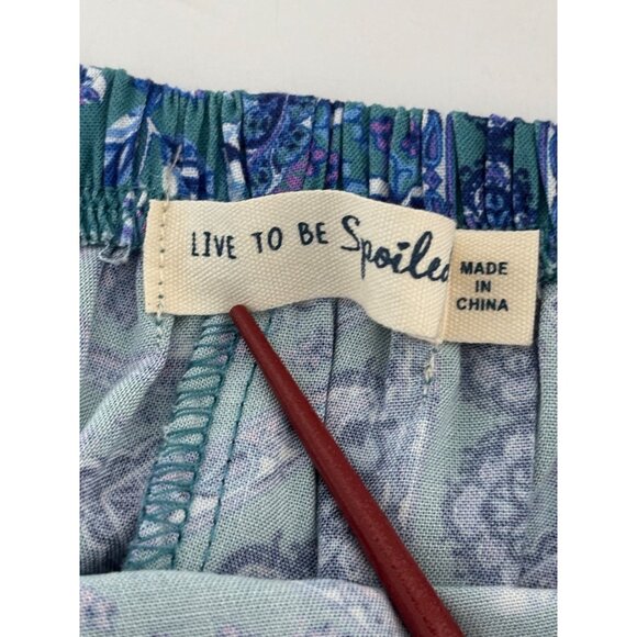 NWT Bandana Print Skirt XS Y2K Floral Side Slit Boho Cottagecore Festival Resort - Picture 3 of 10